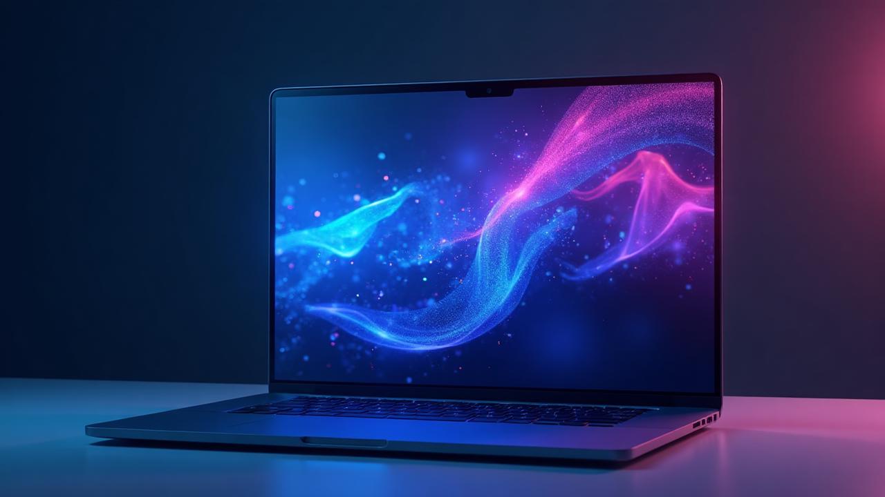 Modern website design on laptop showcasing unique branding